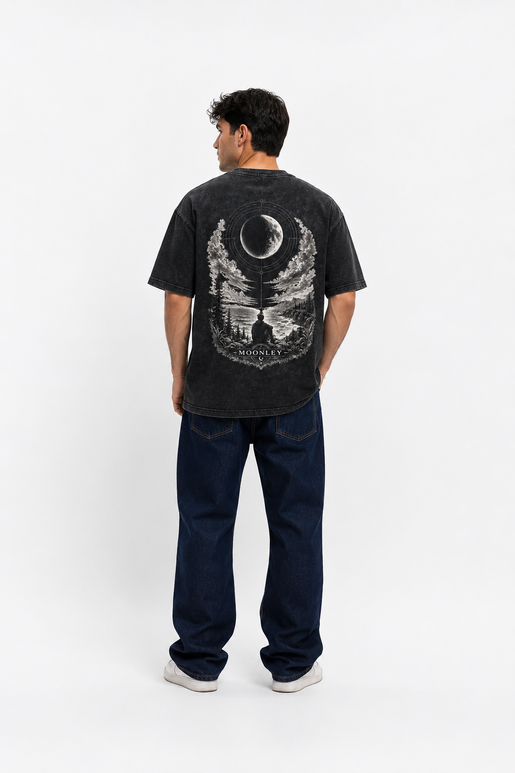 Moonley Basic Oversized Tee