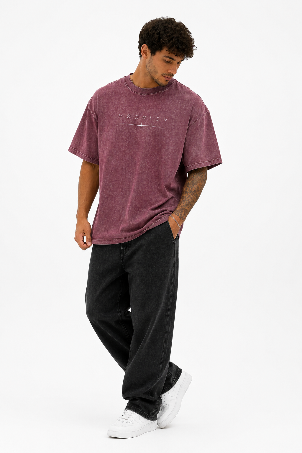 Essential Snow Washed Oversized Tee