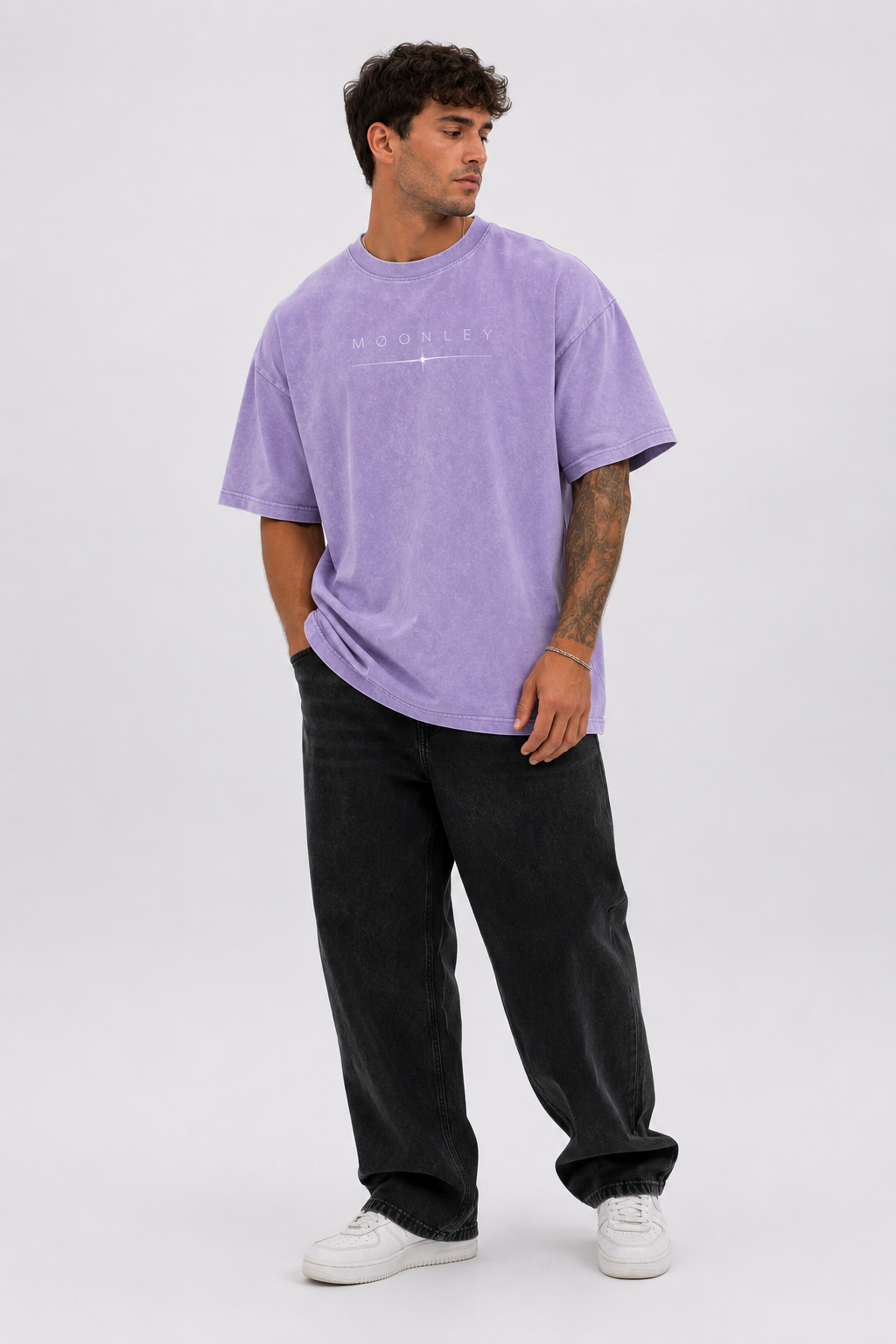 Essential Snow Washed Oversized Tee